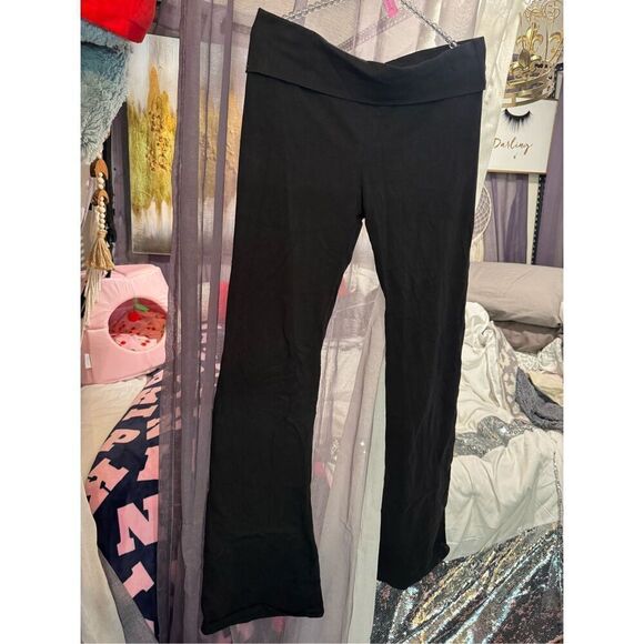 Victoria's Secret VS neon hot pink angel wings supermodel Yoga Leggings pants la - Picture 5 of 8